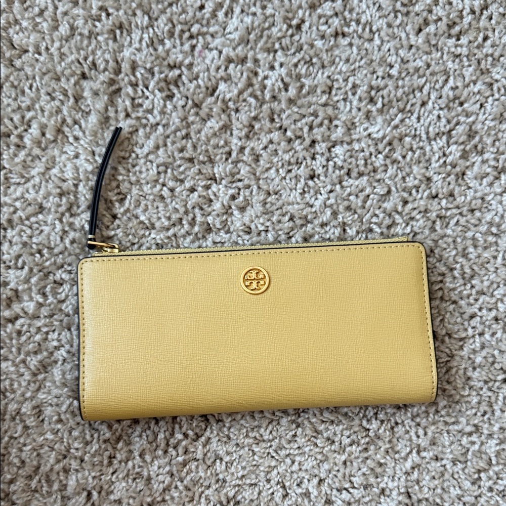 Tory Burch Mustard Yellow Wallet
